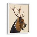 Basset Hound And Astens - Fab Funky | Cuadro decorativo de Canvas Lab