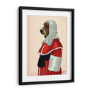 Basset Hound Juez Retrato - Fab Funky | Cuadro decorativo de Canvas Lab