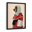 Basset Hound Juez Retrato - Fab Funky | Cuadro decorativo de Canvas Lab
