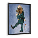 Policía De Basset Hound - Fab Funky | Cuadro decorativo de Canvas Lab