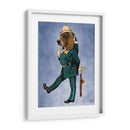 Policía De Basset Hound - Fab Funky | Cuadro decorativo de Canvas Lab