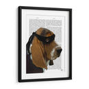 Basset Hound Ninja - Fab Funky | Cuadro decorativo de Canvas Lab
