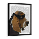 Basset Hound Ninja - Fab Funky | Cuadro decorativo de Canvas Lab