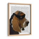 Basset Hound Ninja - Fab Funky | Cuadro decorativo de Canvas Lab
