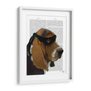 Basset Hound Ninja - Fab Funky | Cuadro decorativo de Canvas Lab