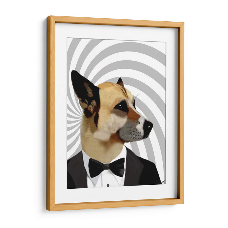 Debasoir James Bond Dog - Fab Funky | Cuadro decorativo de Canvas Lab