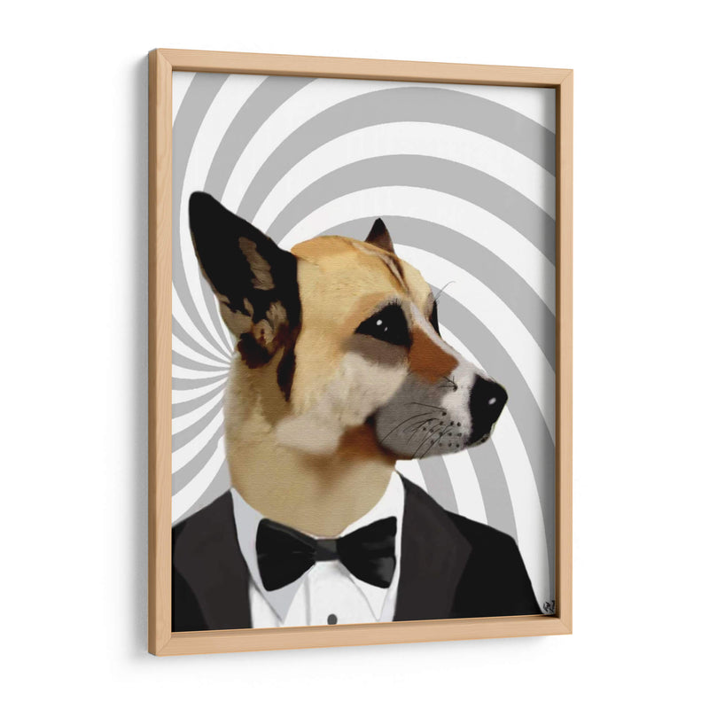 Debasoir James Bond Dog - Fab Funky | Cuadro decorativo de Canvas Lab