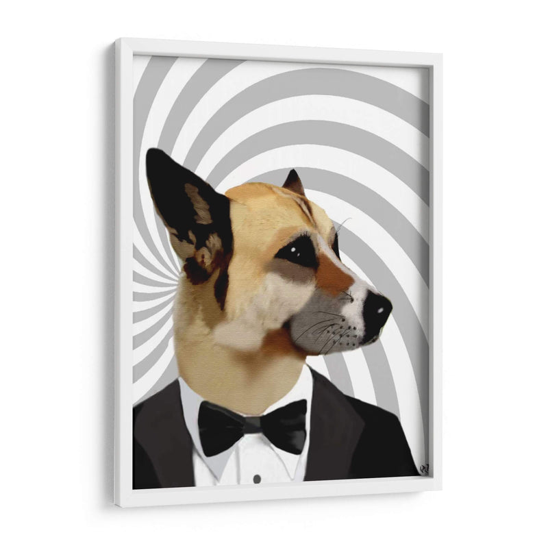 Debasoir James Bond Dog - Fab Funky | Cuadro decorativo de Canvas Lab