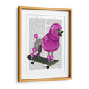 Poderle Rosa Y Monopatín - Fab Funky | Cuadro decorativo de Canvas Lab