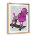Poderle Rosa Y Monopatín - Fab Funky | Cuadro decorativo de Canvas Lab