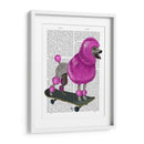 Poderle Rosa Y Monopatín - Fab Funky | Cuadro decorativo de Canvas Lab