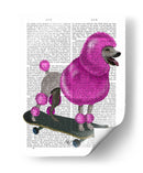 Poderle Rosa Y Monopatín - Fab Funky | Cuadro decorativo de Canvas Lab