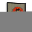 Elegante Galgo Y Paraguas Rojo. - Fab Funky | Cuadro decorativo de Canvas Lab