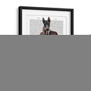 Doberman En El Teléfono - Fab Funky | Cuadro decorativo de Canvas Lab