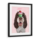 Springer Spaniel Con Cupcake - Fab Funky | Cuadro decorativo de Canvas Lab