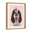 Springer Spaniel Con Cupcake - Fab Funky | Cuadro decorativo de Canvas Lab