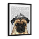 Pug Con Tiara - Fab Funky | Cuadro decorativo de Canvas Lab