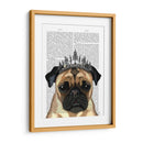 Pug Con Tiara - Fab Funky | Cuadro decorativo de Canvas Lab