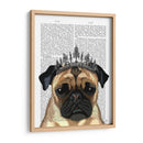Pug Con Tiara - Fab Funky | Cuadro decorativo de Canvas Lab