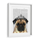 Pug Con Tiara - Fab Funky | Cuadro decorativo de Canvas Lab