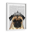 Pug Con Tiara - Fab Funky | Cuadro decorativo de Canvas Lab