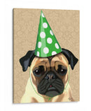 Pug De La Fiesta - Fab Funky | Cuadro decorativo de Canvas Lab