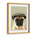 Pug En Tapa Plana - Fab Funky | Cuadro decorativo de Canvas Lab