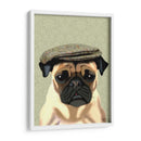 Pug En Tapa Plana - Fab Funky | Cuadro decorativo de Canvas Lab
