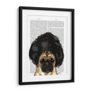 Pug En Una Mala Peluca - Fab Funky | Cuadro decorativo de Canvas Lab