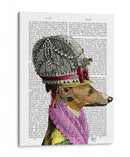 Greyhound En El Sombrero Del Siglo Xvi - Fab Funky | Cuadro decorativo de Canvas Lab