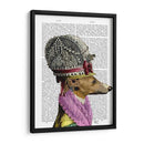 Greyhound En El Sombrero Del Siglo Xvi - Fab Funky | Cuadro decorativo de Canvas Lab