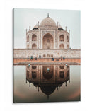 Taj Mahal con reflejo | Cuadro decorativo de Canvas Lab