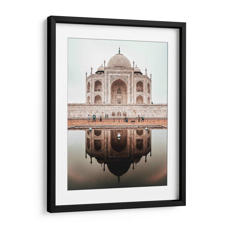 Taj Mahal con reflejo | Cuadro decorativo de Canvas Lab