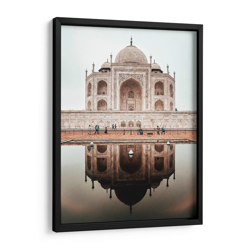 Taj Mahal con reflejo | Cuadro decorativo de Canvas Lab