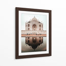 Taj Mahal con reflejo | Cuadro decorativo de Canvas Lab