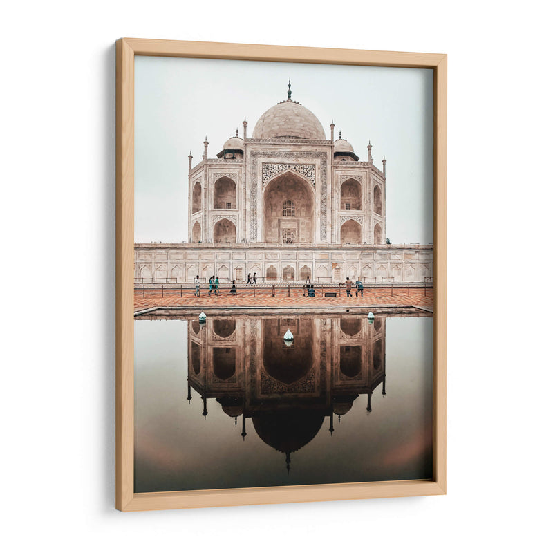 Taj Mahal con reflejo | Cuadro decorativo de Canvas Lab
