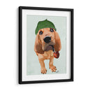 Bloodhound Sherlock Holmes - Fab Funky | Cuadro decorativo de Canvas Lab