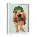 Bloodhound Sherlock Holmes - Fab Funky | Cuadro decorativo de Canvas Lab