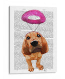 Hallo De Sangre Con Halo Rosa Angelical - Fab Funky | Cuadro decorativo de Canvas Lab