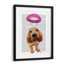 Hallo De Sangre Con Halo Rosa Angelical - Fab Funky | Cuadro decorativo de Canvas Lab