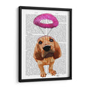 Hallo De Sangre Con Halo Rosa Angelical - Fab Funky | Cuadro decorativo de Canvas Lab