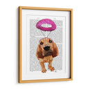 Hallo De Sangre Con Halo Rosa Angelical - Fab Funky | Cuadro decorativo de Canvas Lab