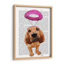 Hallo De Sangre Con Halo Rosa Angelical - Fab Funky | Cuadro decorativo de Canvas Lab