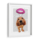 Hallo De Sangre Con Halo Rosa Angelical - Fab Funky | Cuadro decorativo de Canvas Lab