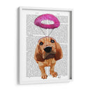 Hallo De Sangre Con Halo Rosa Angelical - Fab Funky | Cuadro decorativo de Canvas Lab