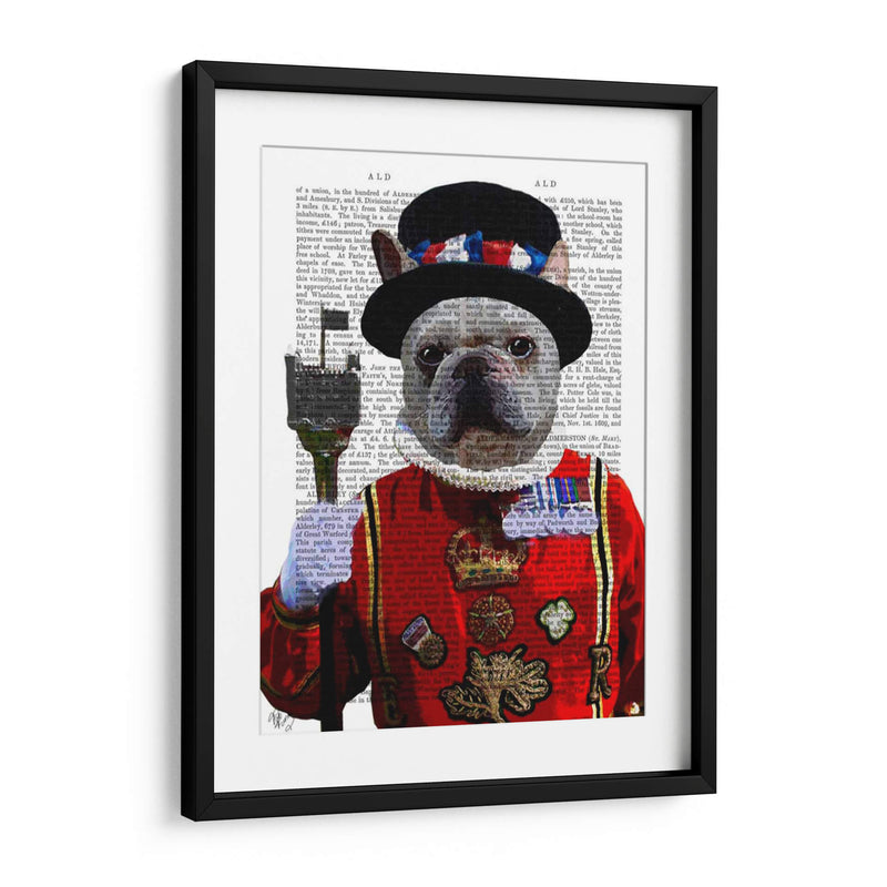 Beefeater Bulldog - Fab Funky | Cuadro decorativo de Canvas Lab