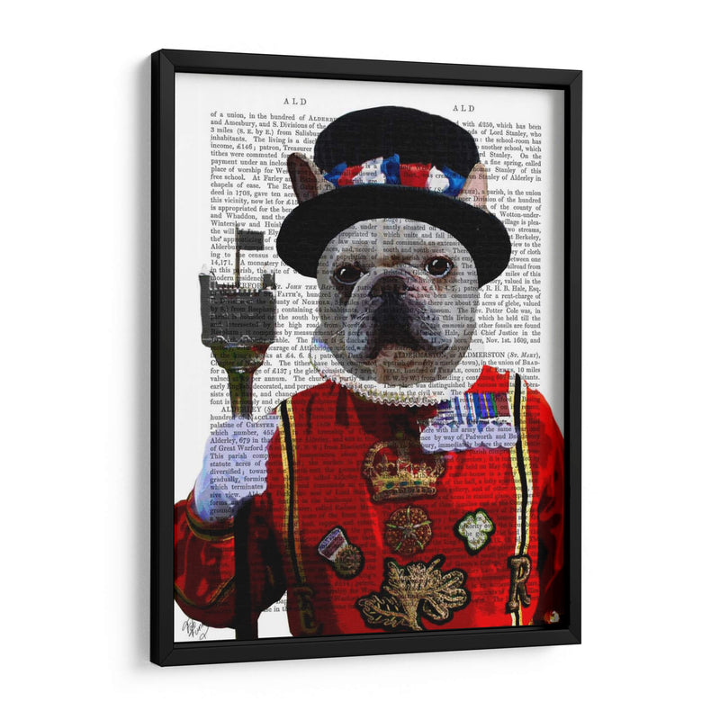 Beefeater Bulldog - Fab Funky | Cuadro decorativo de Canvas Lab