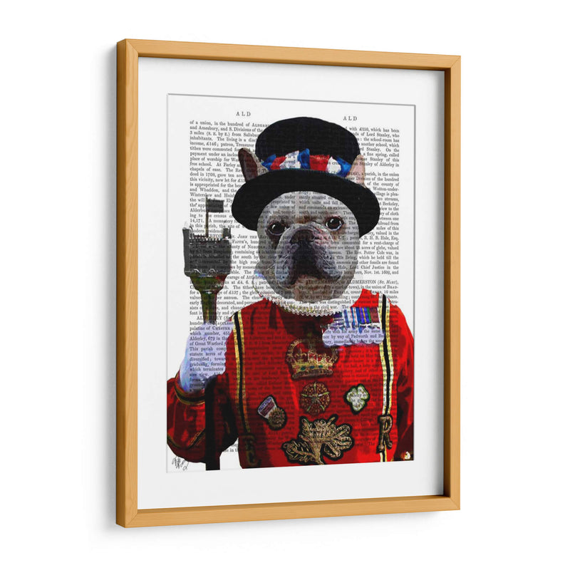 Beefeater Bulldog - Fab Funky | Cuadro decorativo de Canvas Lab