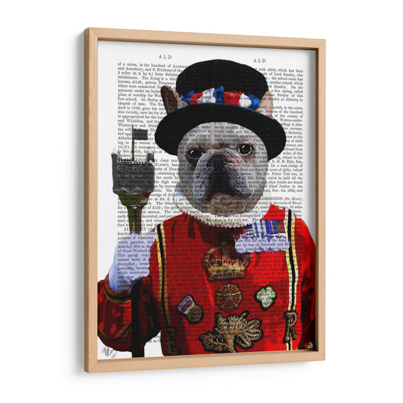 Beefeater Bulldog - Fab Funky | Cuadro decorativo de Canvas Lab