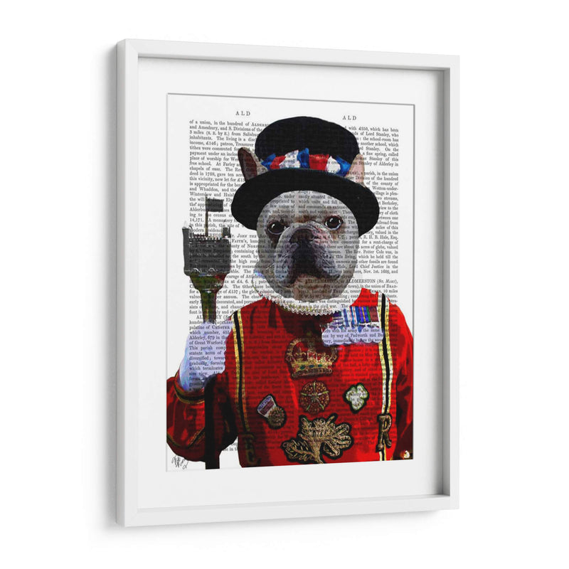 Beefeater Bulldog - Fab Funky | Cuadro decorativo de Canvas Lab